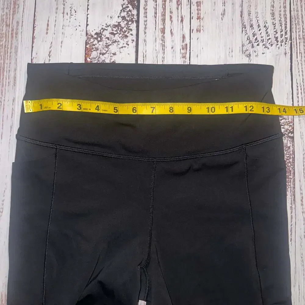 CALIA Black High-Rise Athletic Leggings with Side Pockets Size Medium - Picture 5 of 7